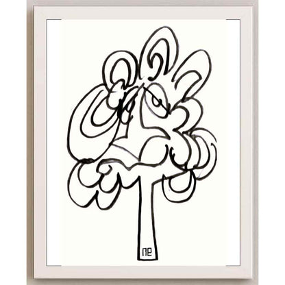 Nezih Danyal Tipler Kişiye Özel Sertifikalı Sınırlı Fine Art Karikatür Baskı NTP00039