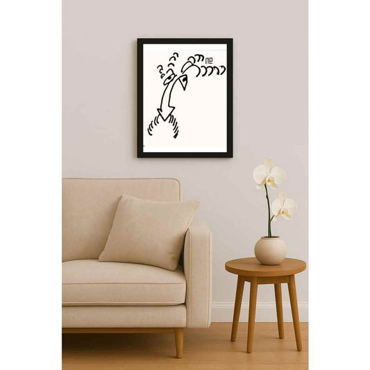 Nezih Danyal Tipler Kişiye Özel Sertifikalı Sınırlı Fine Art Karikatür Baskı NTP00042