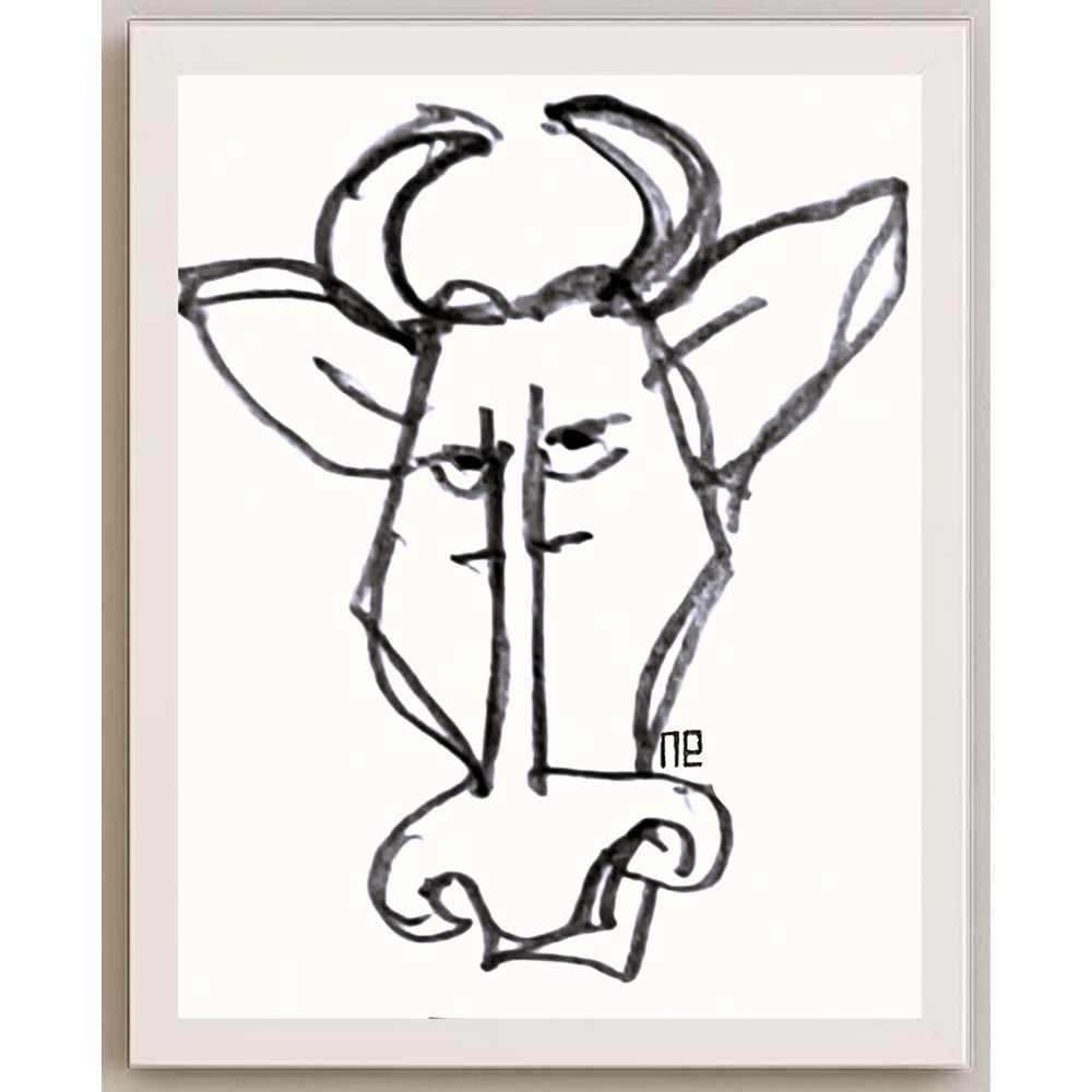Nezih Danyal Tipler Kişiye Özel Sertifikalı Sınırlı Fine Art Karikatür Baskı NTP00045