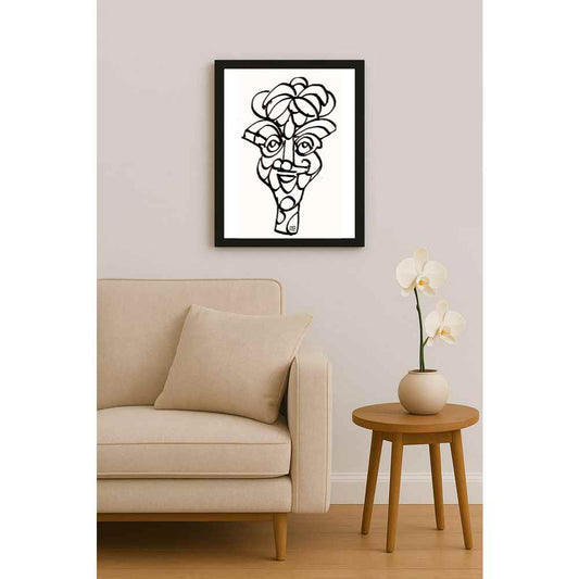 Nezih Danyal Tipler Kişiye Özel Sertifikalı Sınırlı Fine Art Karikatür Baskı NTP00053