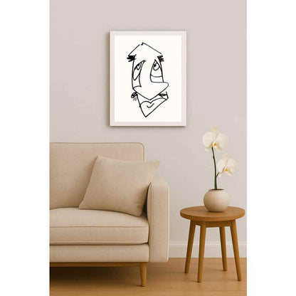 Nezih Danyal Tipler Kişiye Özel Sertifikalı Sınırlı Fine Art Karikatür Baskı NTP00058
