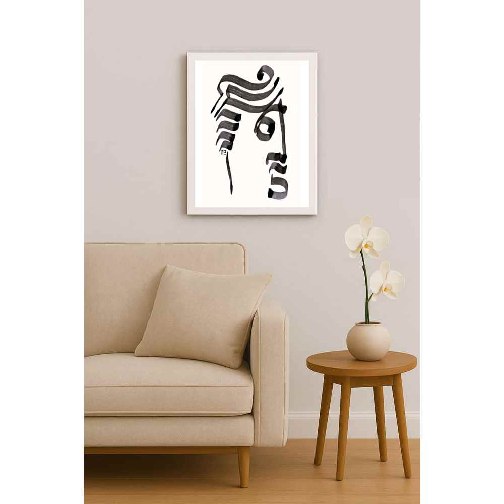 Nezih Danyal Tipler Kişiye Özel Sertifikalı Sınırlı Fine Art Karikatür Baskı NTP00063