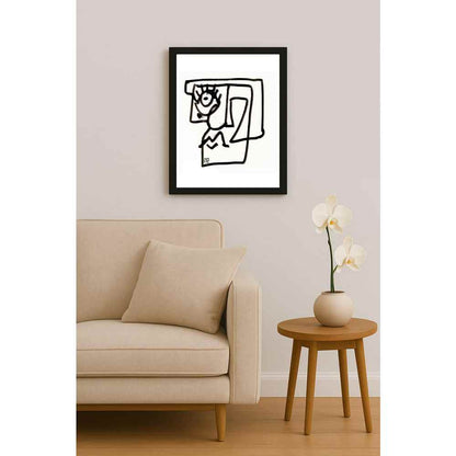 Nezih Danyal Tipler Kişiye Özel Sertifikalı Sınırlı Fine Art Karikatür Baskı NTP00077