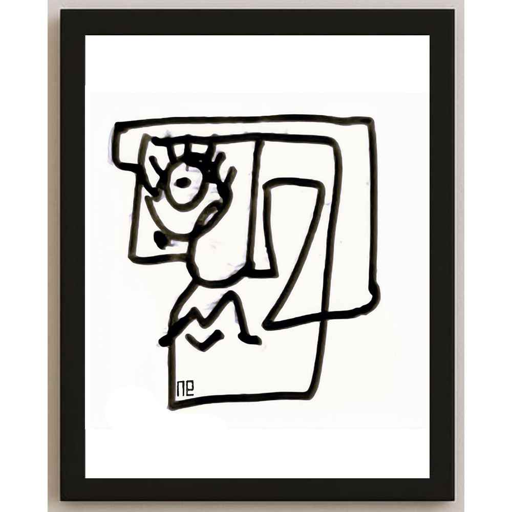 Nezih Danyal Tipler Kişiye Özel Sertifikalı Sınırlı Fine Art Karikatür Baskı NTP00077