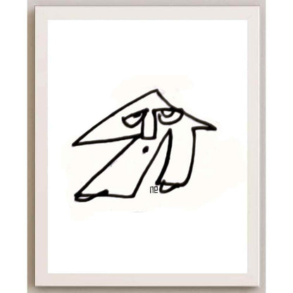 Nezih Danyal Tipler Kişiye Özel Sertifikalı Sınırlı Fine Art Karikatür Baskı NTP00091
