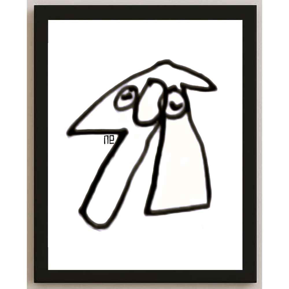 Nezih Danyal Tipler Kişiye Özel Sertifikalı Sınırlı Fine Art Karikatür Baskı NTP00092