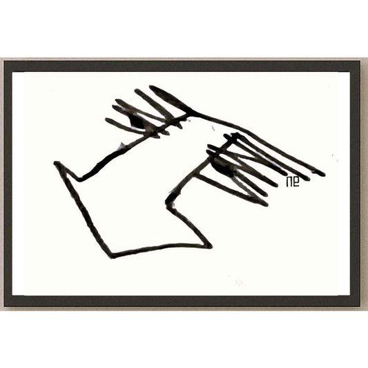 Nezih Danyal Tipler Kişiye Özel Sertifikalı Sınırlı Fine Art Karikatür Baskı NTP00114