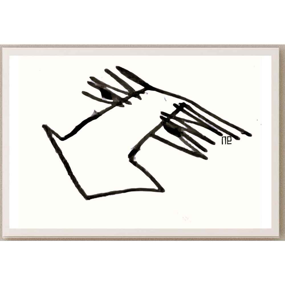 Nezih Danyal Tipler Kişiye Özel Sertifikalı Sınırlı Fine Art Karikatür Baskı NTP00114