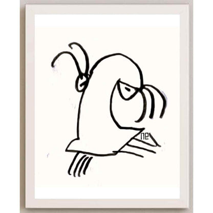 Nezih Danyal Tipler Kişiye Özel Sertifikalı Sınırlı Fine Art Karikatür Baskı NTP00118