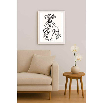 Nezih Danyal Tipler Kişiye Özel Sertifikalı Sınırlı Fine Art Karikatür Baskı NTP00120