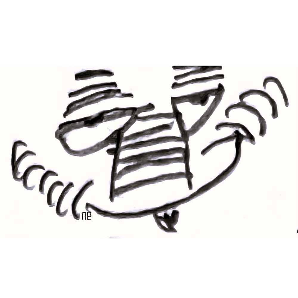 Nezih Danyal Tipler Kişiye Özel Sertifikalı Sınırlı Fine Art Karikatür Baskı NTP00123
