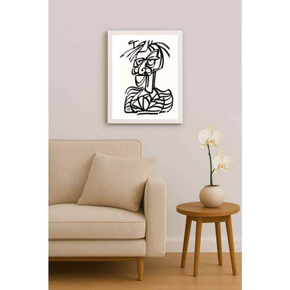 Nezih Danyal Tipler Kişiye Özel Sertifikalı Sınırlı Fine Art Karikatür Baskı NTP00126