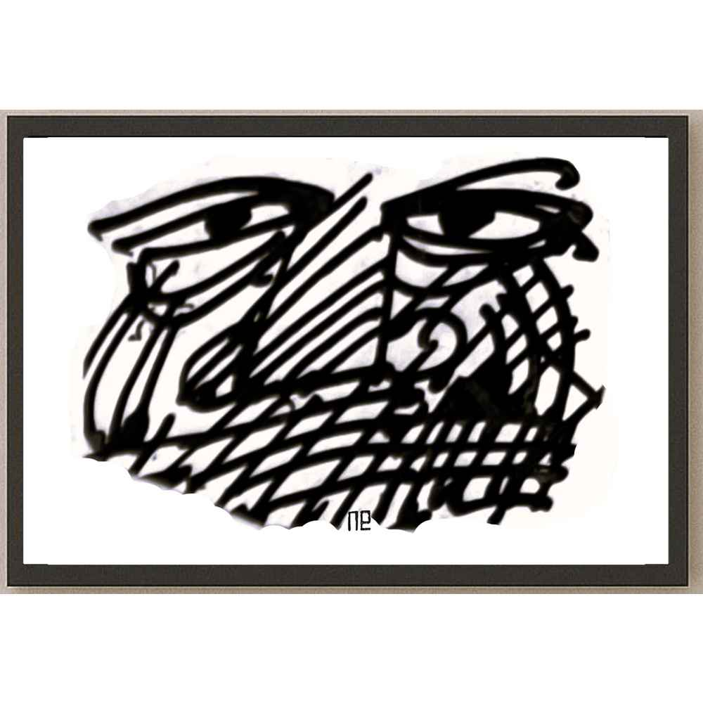Nezih Danyal Tipler Kişiye Özel Sertifikalı Sınırlı Fine Art Karikatür Baskı NTP00130