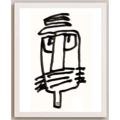Nezih Danyal Tipler Kişiye Özel Sertifikalı Sınırlı Fine Art Karikatür Baskı NTP00131