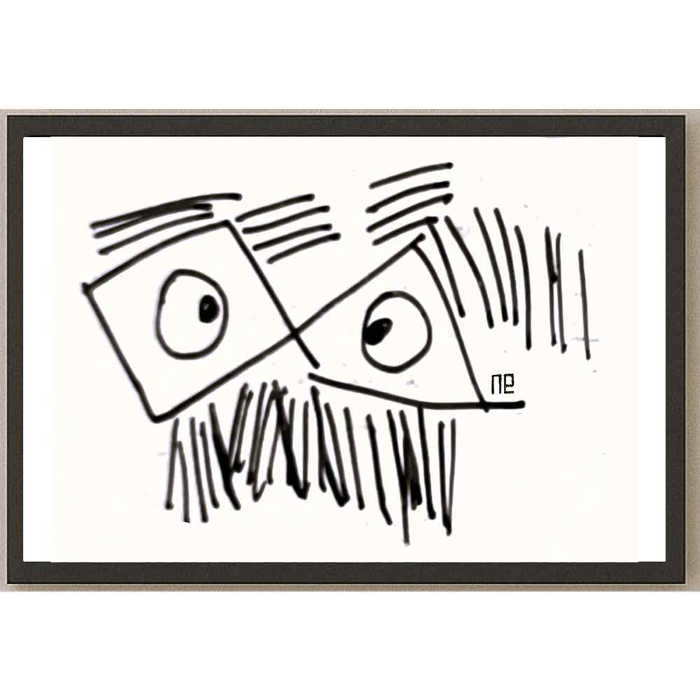 Nezih Danyal Tipler Kişiye Özel Sertifikalı Sınırlı Fine Art Karikatür Baskı NTP00133