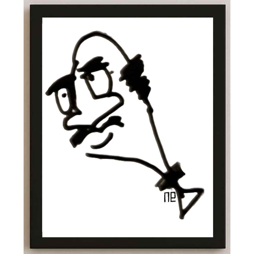 Nezih Danyal Tipler Kişiye Özel Sertifikalı Sınırlı Fine Art Karikatür Baskı NTP00145