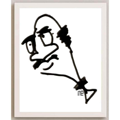 Nezih Danyal Tipler Kişiye Özel Sertifikalı Sınırlı Fine Art Karikatür Baskı NTP00145