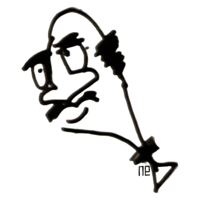 Nezih Danyal Tipler Kişiye Özel Sertifikalı Sınırlı Fine Art Karikatür Baskı NTP00145