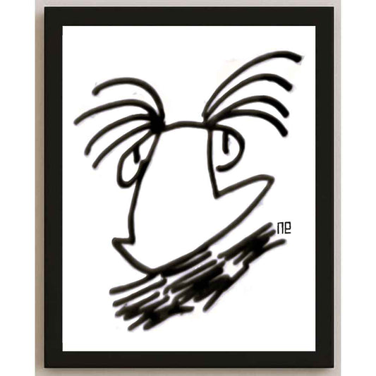 Nezih Danyal Tipler Kişiye Özel Sertifikalı Sınırlı Fine Art Karikatür Baskı NTP00147