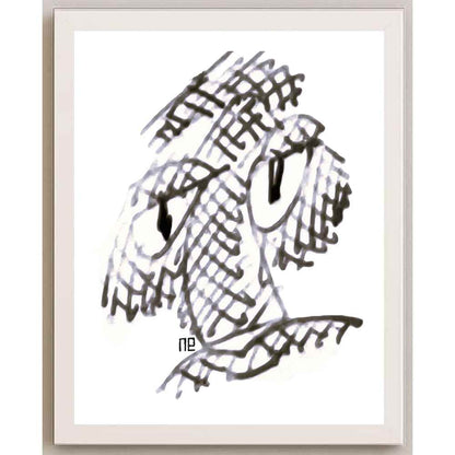 Nezih Danyal Tipler Kişiye Özel Sertifikalı Sınırlı Fine Art Karikatür Baskı NTP00149