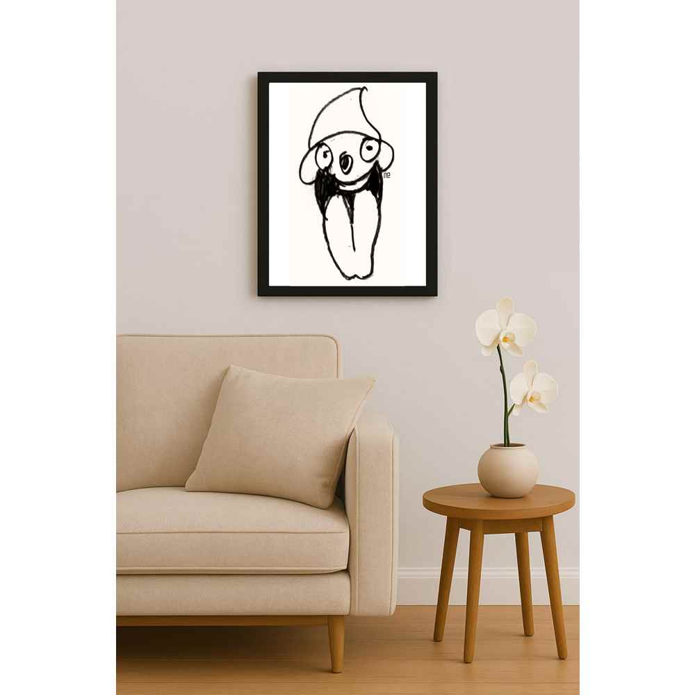 Nezih Danyal Tipler Kişiye Özel Sertifikalı Sınırlı Fine Art Karikatür Baskı NTP00150