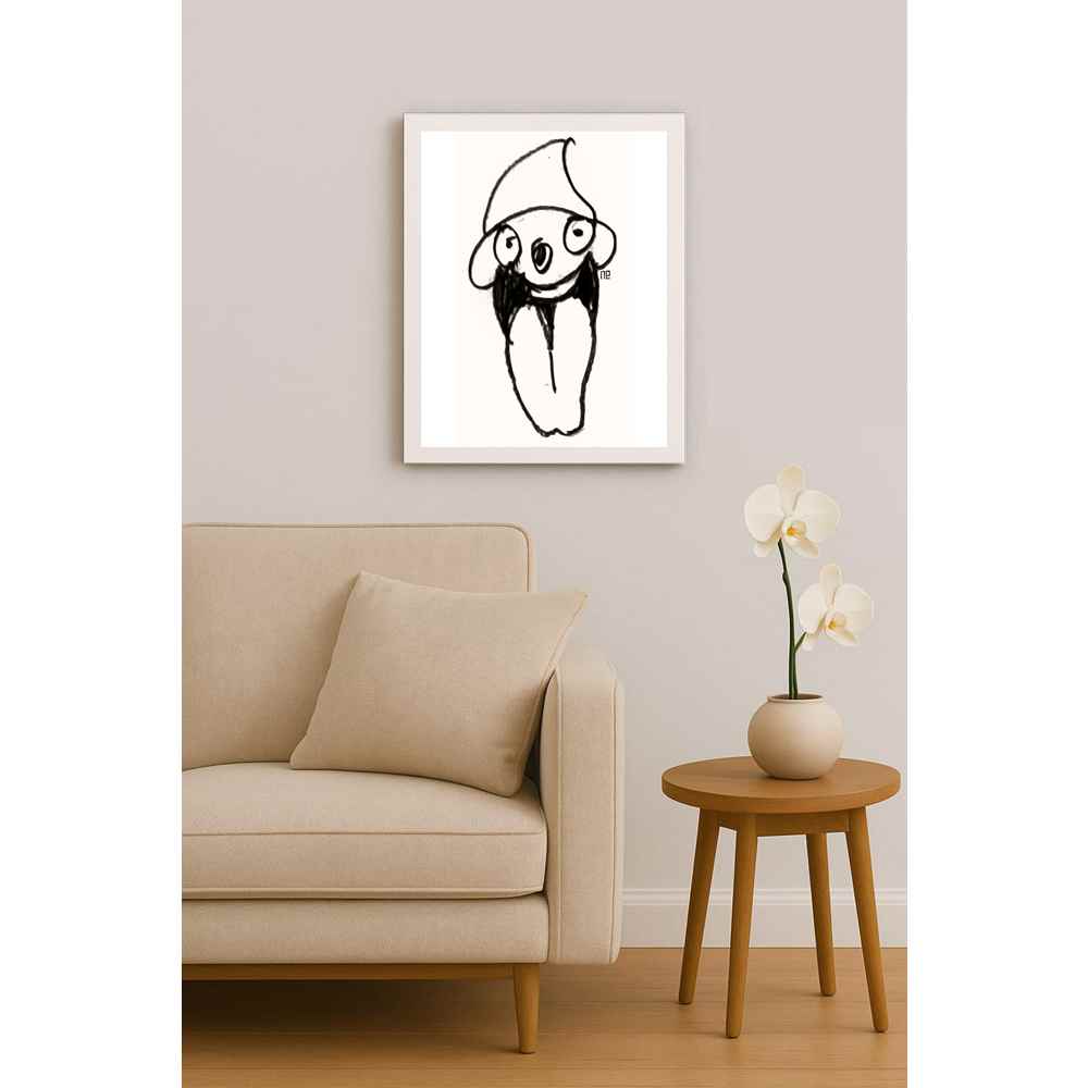 Nezih Danyal Tipler Kişiye Özel Sertifikalı Sınırlı Fine Art Karikatür Baskı NTP00150