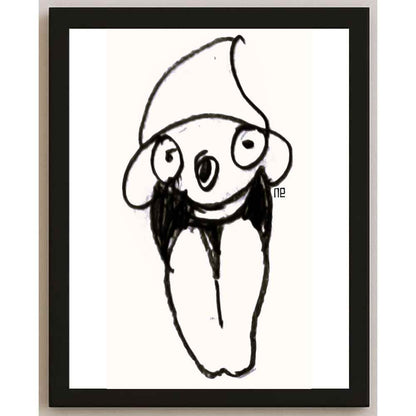 Nezih Danyal Tipler Kişiye Özel Sertifikalı Sınırlı Fine Art Karikatür Baskı NTP00150