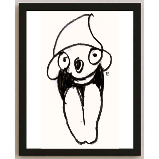 Nezih Danyal Tipler Kişiye Özel Sertifikalı Sınırlı Fine Art Karikatür Baskı NTP00150