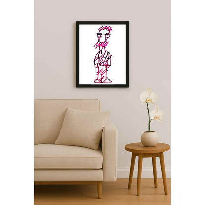 Nezih Danyal Tipler Kişiye Özel Sertifikalı Sınırlı Fine Art Karikatür Baskı NTP00153