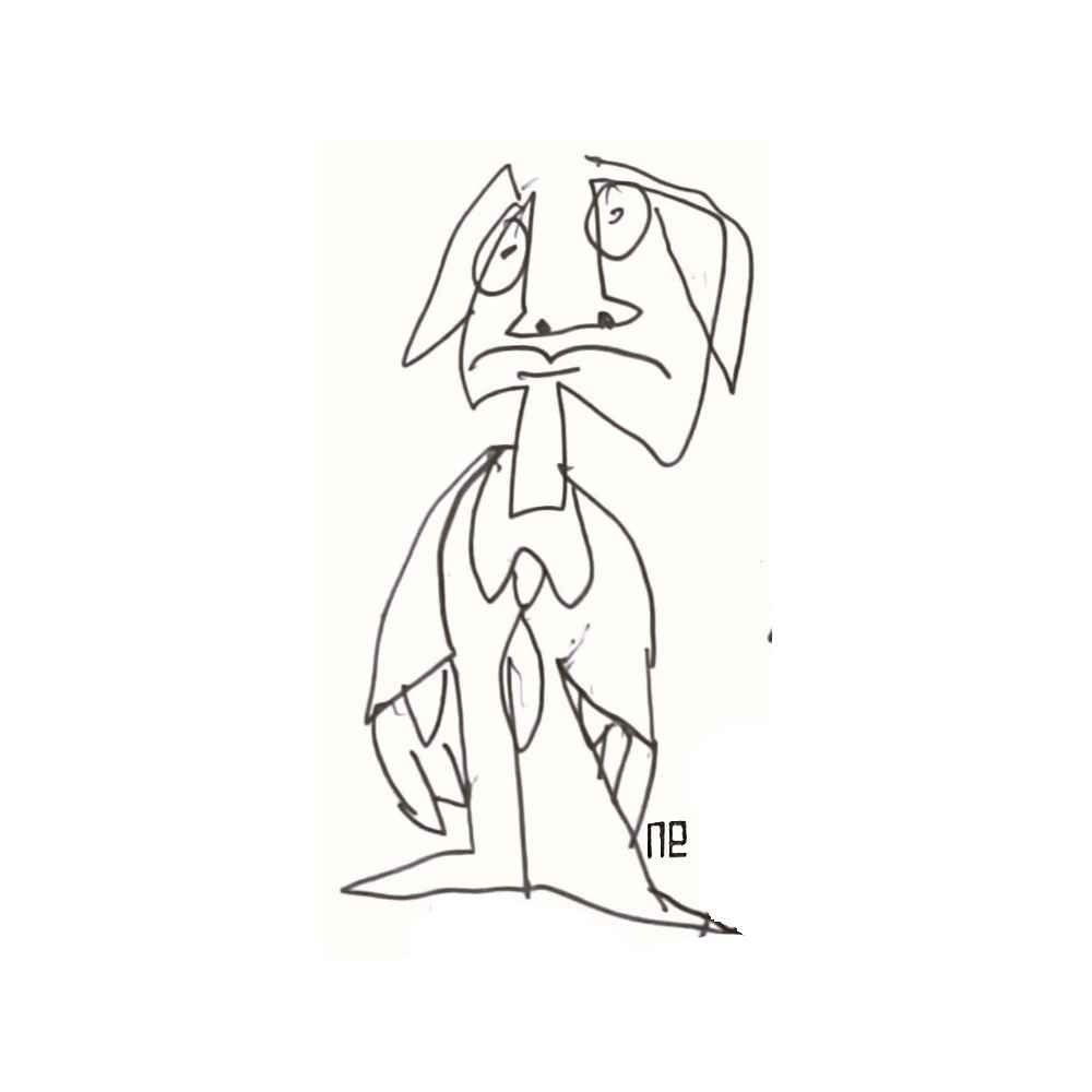 Nezih Danyal Tipler Kişiye Özel Sertifikalı Sınırlı Fine Art Karikatür Baskı NTP00154