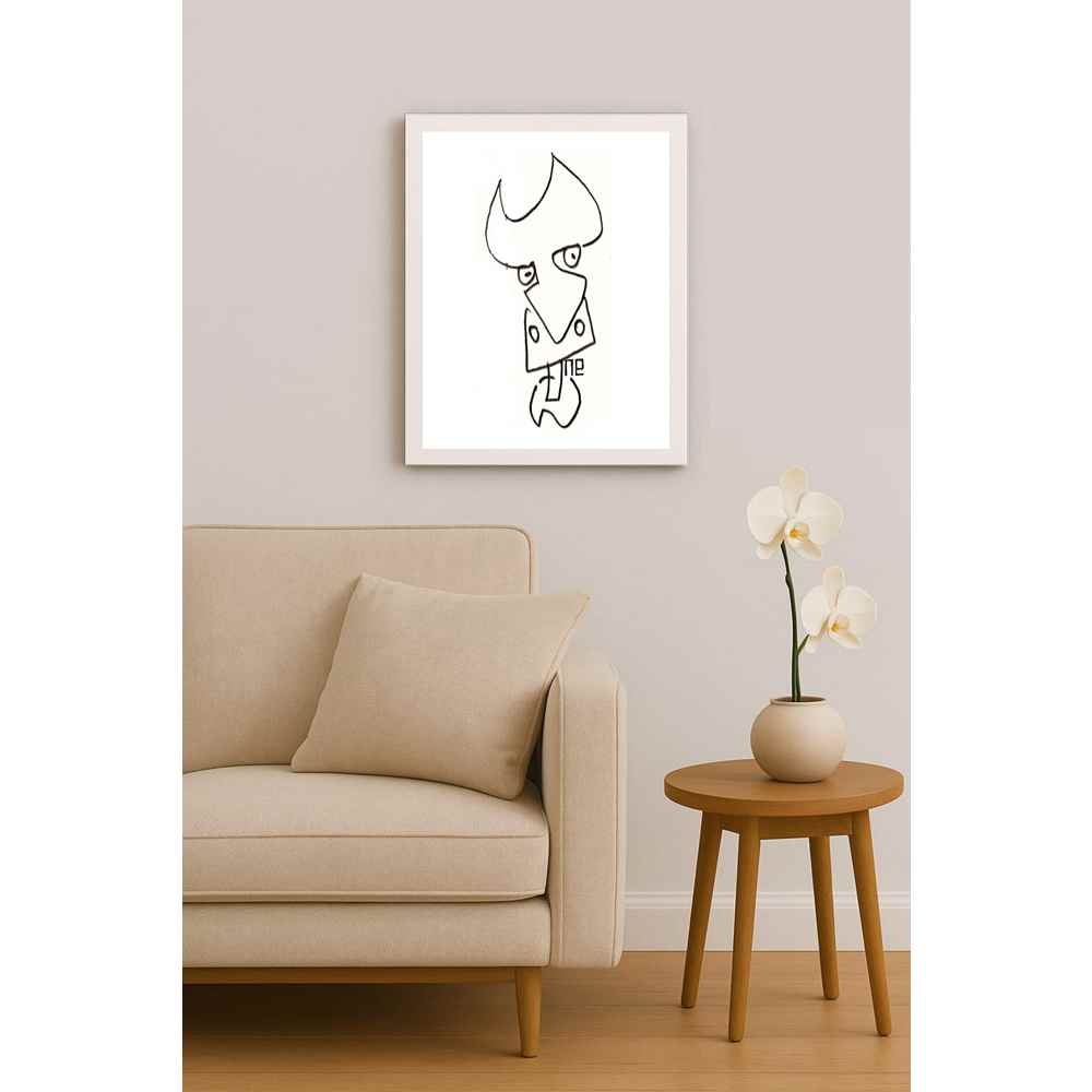 Nezih Danyal Tipler Kişiye Özel Sertifikalı Sınırlı Fine Art Karikatür Baskı NTP00157