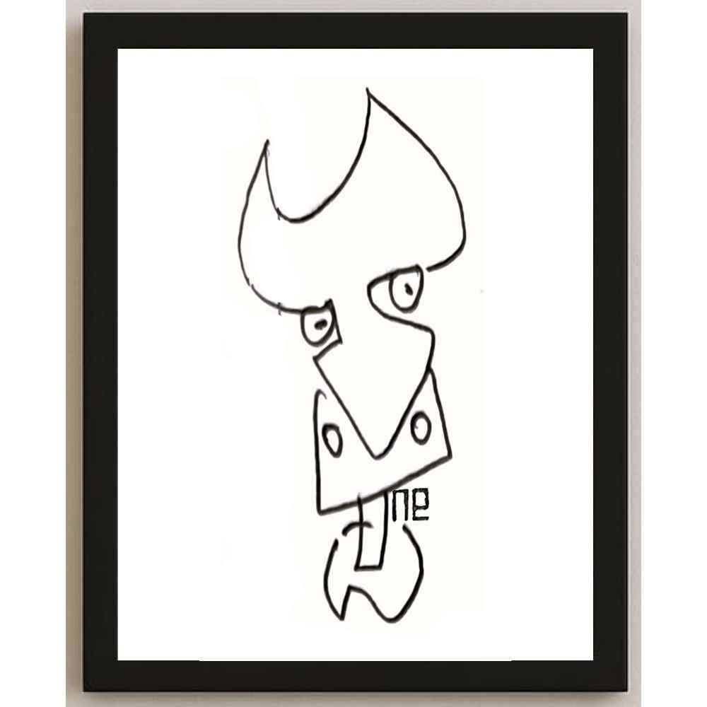 Nezih Danyal Tipler Kişiye Özel Sertifikalı Sınırlı Fine Art Karikatür Baskı NTP00157