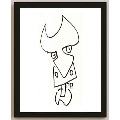 Nezih Danyal Tipler Kişiye Özel Sertifikalı Sınırlı Fine Art Karikatür Baskı NTP00157