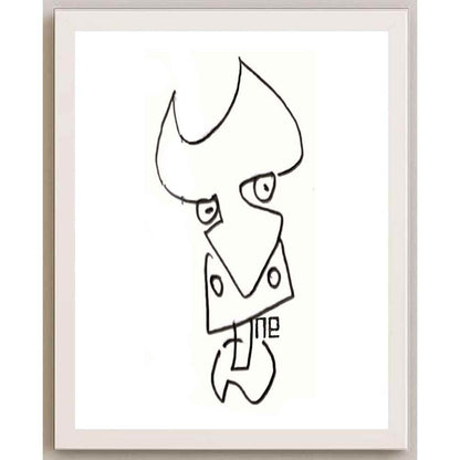 Nezih Danyal Tipler Kişiye Özel Sertifikalı Sınırlı Fine Art Karikatür Baskı NTP00157
