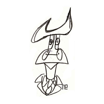 Nezih Danyal Tipler Kişiye Özel Sertifikalı Sınırlı Fine Art Karikatür Baskı NTP00161