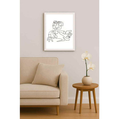 Nezih Danyal Tipler Kişiye Özel Sertifikalı Sınırlı Fine Art Karikatür Baskı NTP00163
