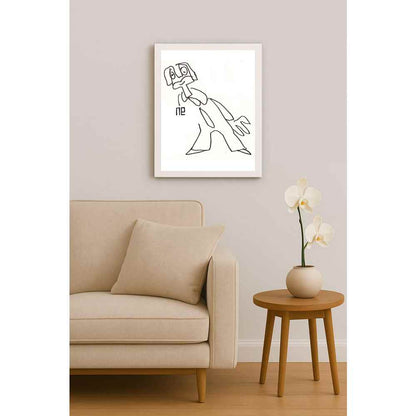 Nezih Danyal Tipler Kişiye Özel Sertifikalı Sınırlı Fine Art Karikatür Baskı NTP00164