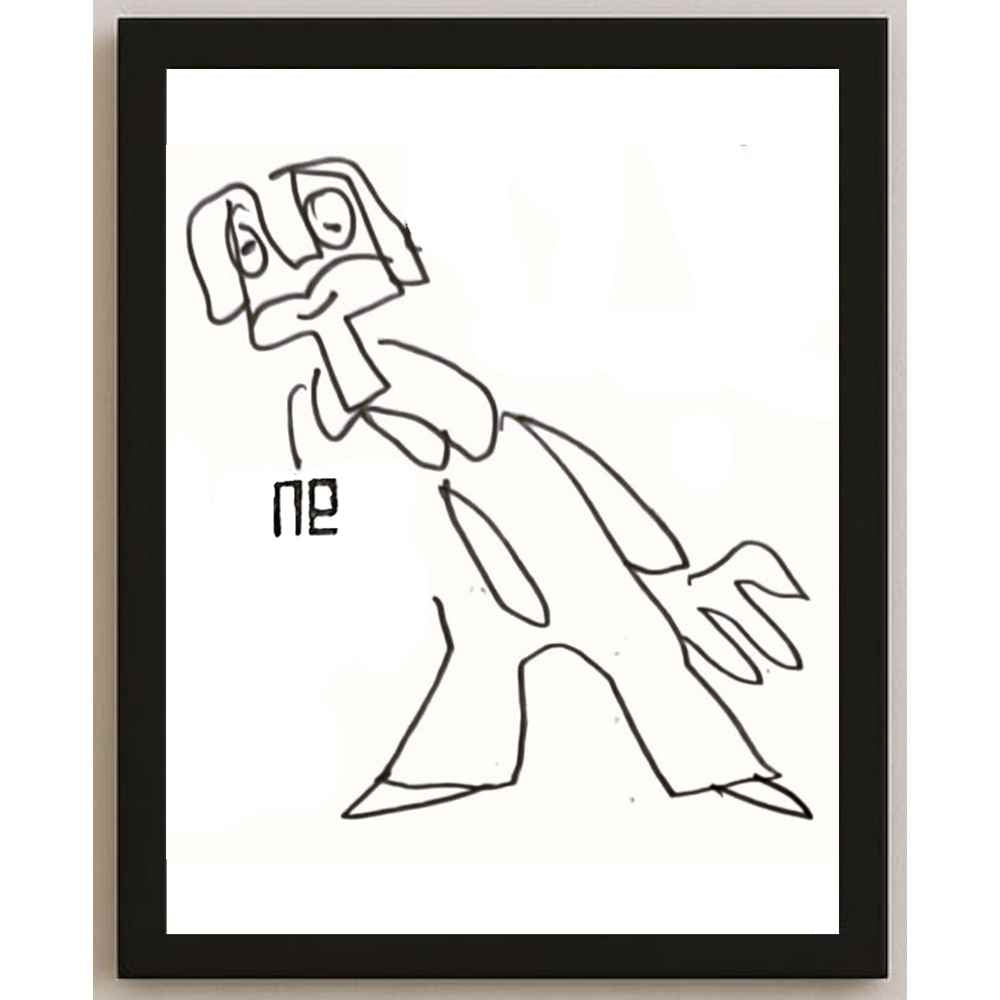 Nezih Danyal Tipler Kişiye Özel Sertifikalı Sınırlı Fine Art Karikatür Baskı NTP00164