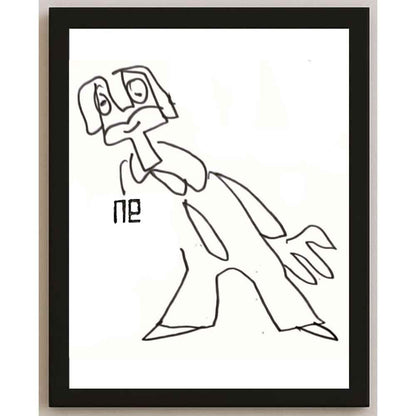 Nezih Danyal Tipler Kişiye Özel Sertifikalı Sınırlı Fine Art Karikatür Baskı NTP00164