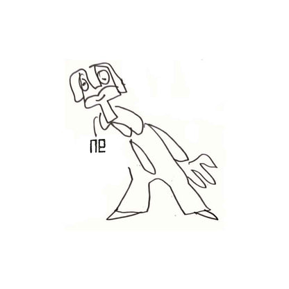Nezih Danyal Tipler Kişiye Özel Sertifikalı Sınırlı Fine Art Karikatür Baskı NTP00164
