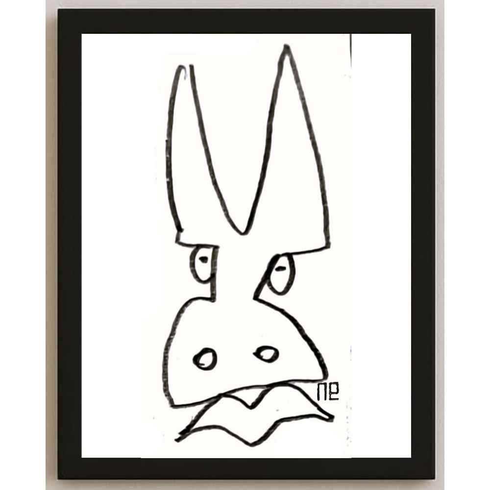 Nezih Danyal Tipler Kişiye Özel Sertifikalı Sınırlı Fine Art Karikatür Baskı NTP00165
