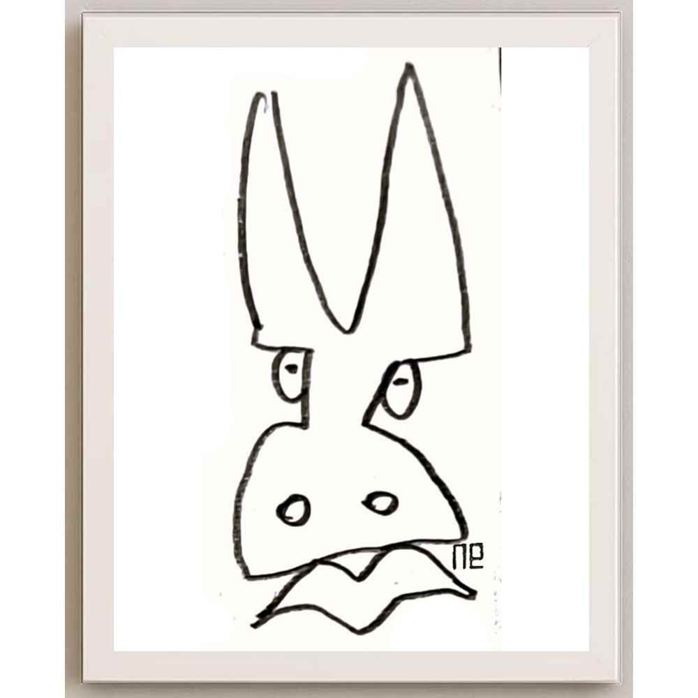 Nezih Danyal Tipler Kişiye Özel Sertifikalı Sınırlı Fine Art Karikatür Baskı NTP00165