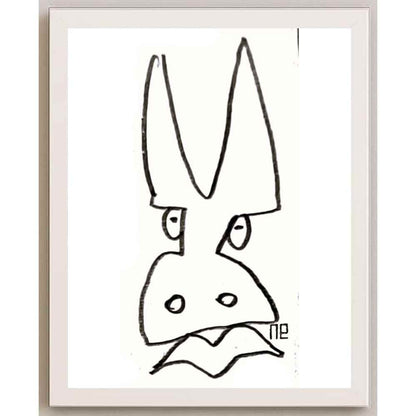 Nezih Danyal Tipler Kişiye Özel Sertifikalı Sınırlı Fine Art Karikatür Baskı NTP00165