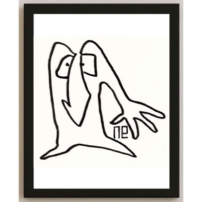 Nezih Danyal Tipler Kişiye Özel Sertifikalı Sınırlı Fine Art Karikatür Baskı NTP00168