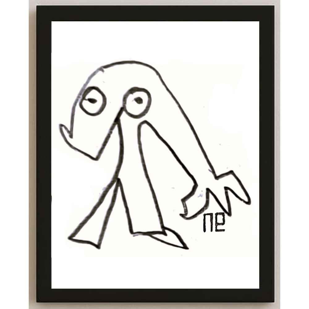 Nezih Danyal Tipler Kişiye Özel Sertifikalı Sınırlı Fine Art Karikatür Baskı NTP00169
