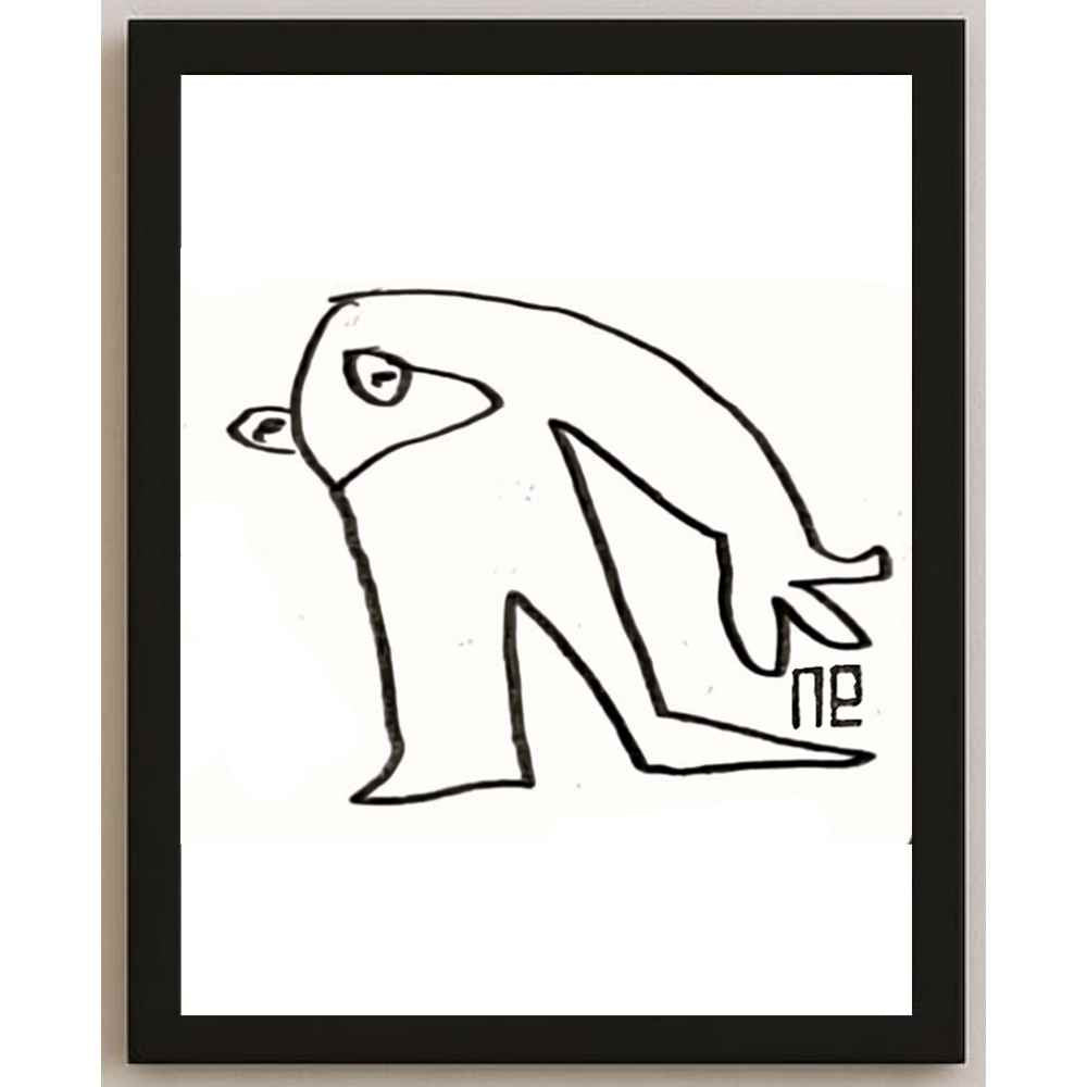 Nezih Danyal Tipler Kişiye Özel Sertifikalı Sınırlı Fine Art Karikatür Baskı NTP00170