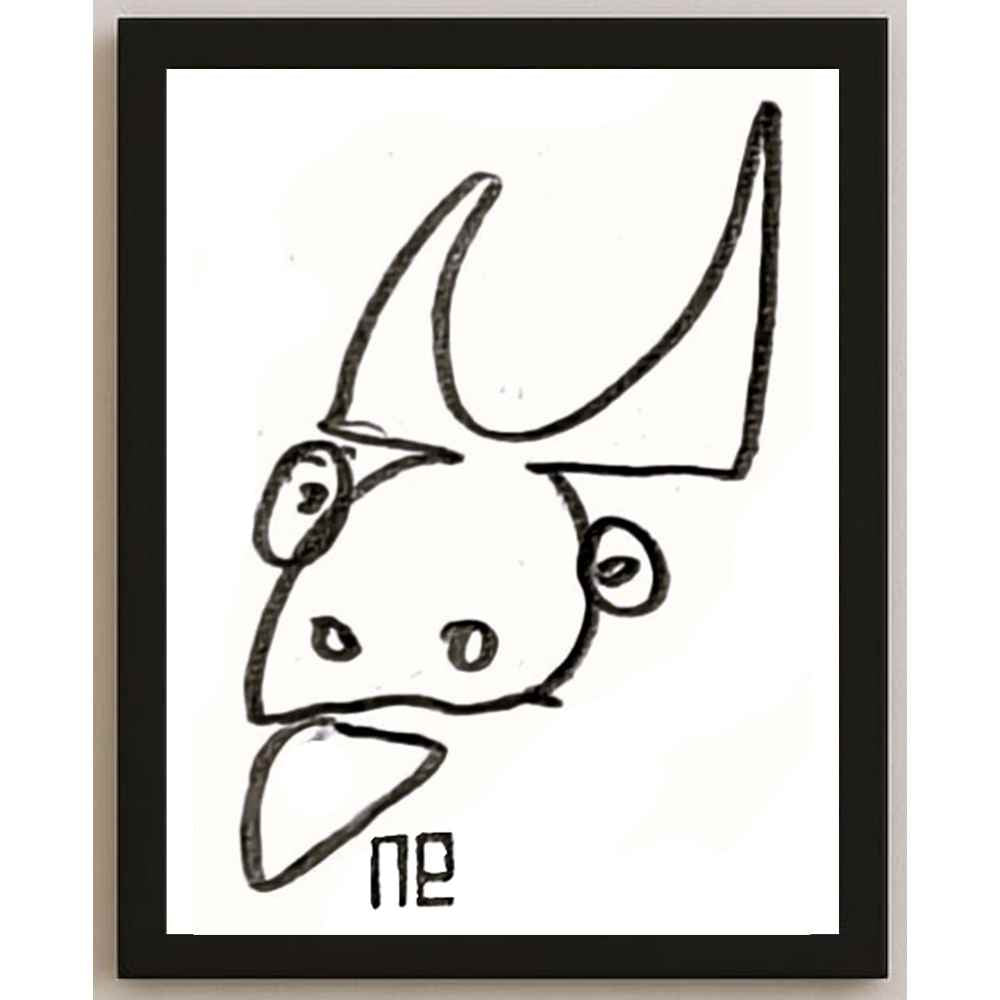Nezih Danyal Tipler Kişiye Özel Sertifikalı Sınırlı Fine Art Karikatür Baskı NTP00174