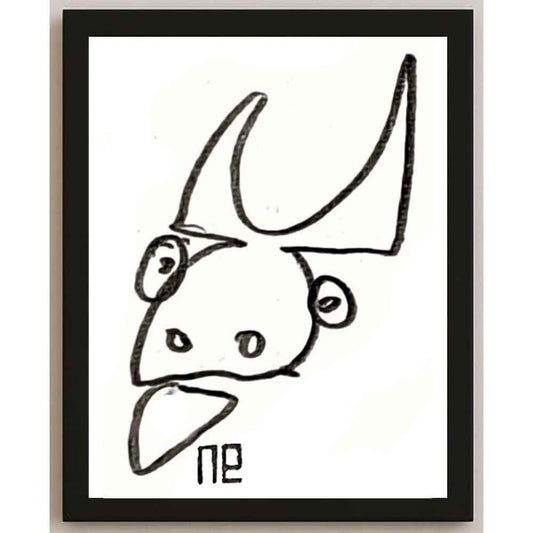 Nezih Danyal Tipler Kişiye Özel Sertifikalı Sınırlı Fine Art Karikatür Baskı NTP00174