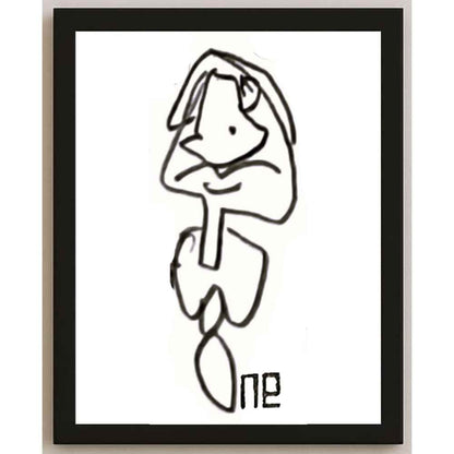Nezih Danyal Tipler Kişiye Özel Sertifikalı Sınırlı Fine Art Karikatür Baskı NTP00177