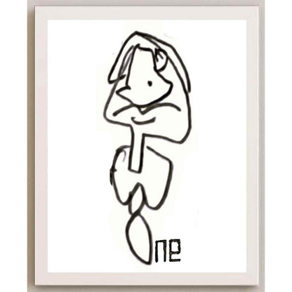 Nezih Danyal Tipler Kişiye Özel Sertifikalı Sınırlı Fine Art Karikatür Baskı NTP00177